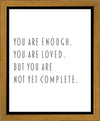 You Are Enough Gallery Wrap
