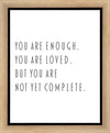 You Are Enough Gallery Wrap