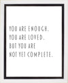 You Are Enough Gallery Wrap