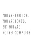 You Are Enough Gallery Wrap