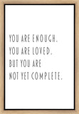 You Are Enough Gallery Wrap