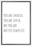 You Are Enough Gallery Wrap