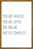 You Are Enough Gallery Wrap
