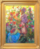 Sisters Oil on Canvas Original Artwork