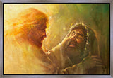 Healing the Blind Man Gallery Wrap