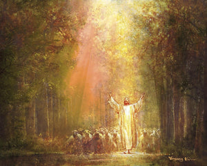 Heaven's Glow Gallery Wrap