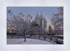 Salt Lake Temple Winter Solitude