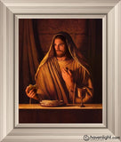 Bread Of Life Open Edition Print / 16 X 20 Frame D 26 3/4 22 Art