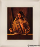 Bread Of Life Open Edition Print / 8 X 10 Frame L 14 1/4 12 Art