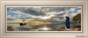 Cast Thy Net Open Edition Print / 24 X 8 Frame W 12 1/4 28 Art