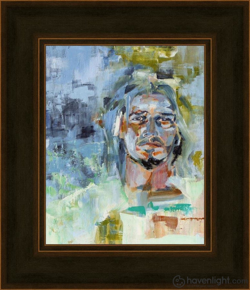 Christ In Gethsemane Open Edition Print / 8 X 10 Frame A 14 1/4 12 Art