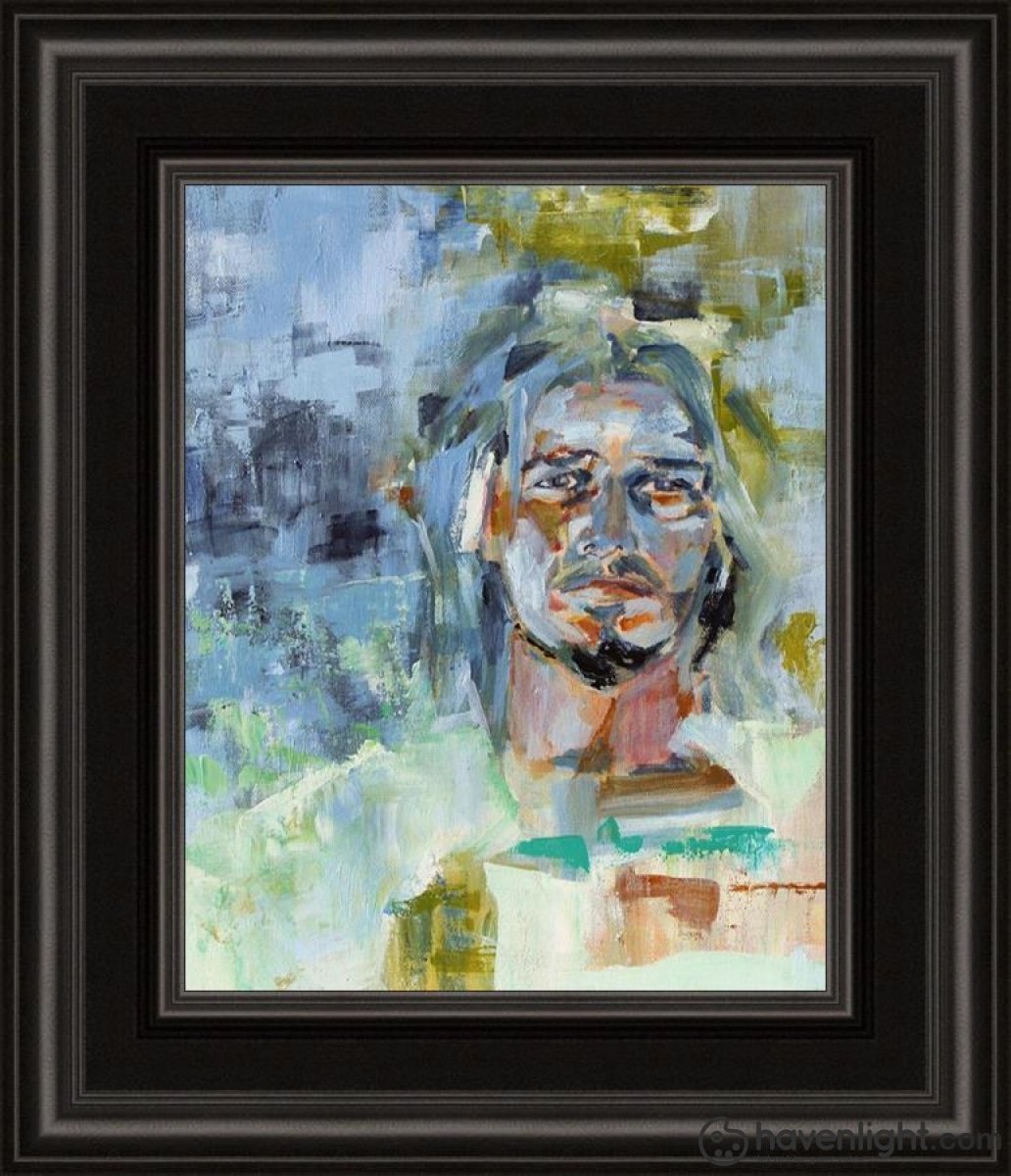 Christ In Gethsemane Open Edition Print / 8 X 10 Frame B 14 1/4 12 Art