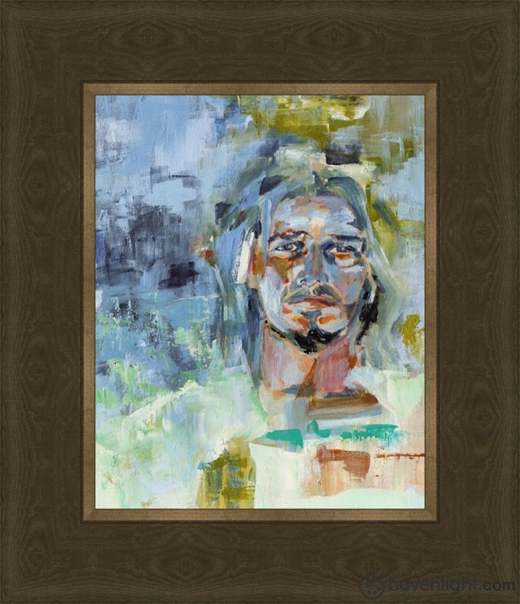 Christ In Gethsemane Open Edition Print / 8 X 10 Frame G 14 1/4 12 Art