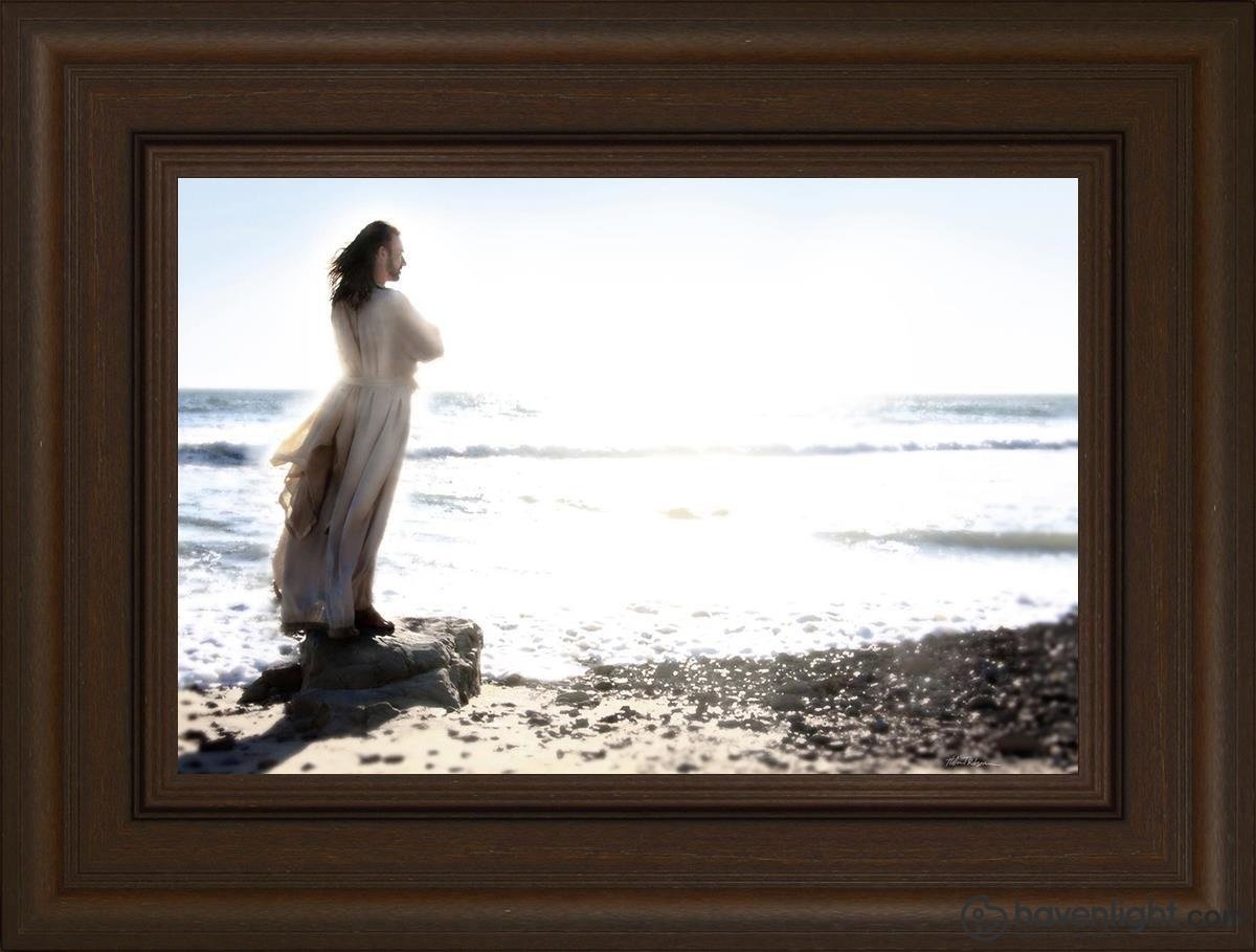 Lighthouse Open Edition Canvas / 18 X 12 Frame E 24 3/4 Art