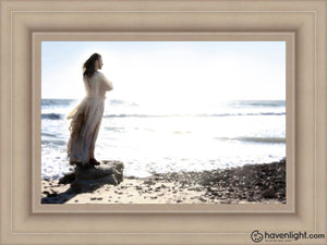 Lighthouse Open Edition Canvas / 24 X 16 Frame I 31 3/4 23 Art