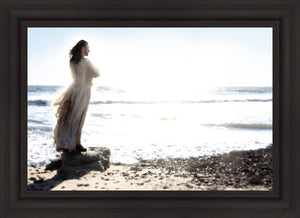 Lighthouse Open Edition Canvas / 36 X 24 Frame B 43 3/4 31 Art