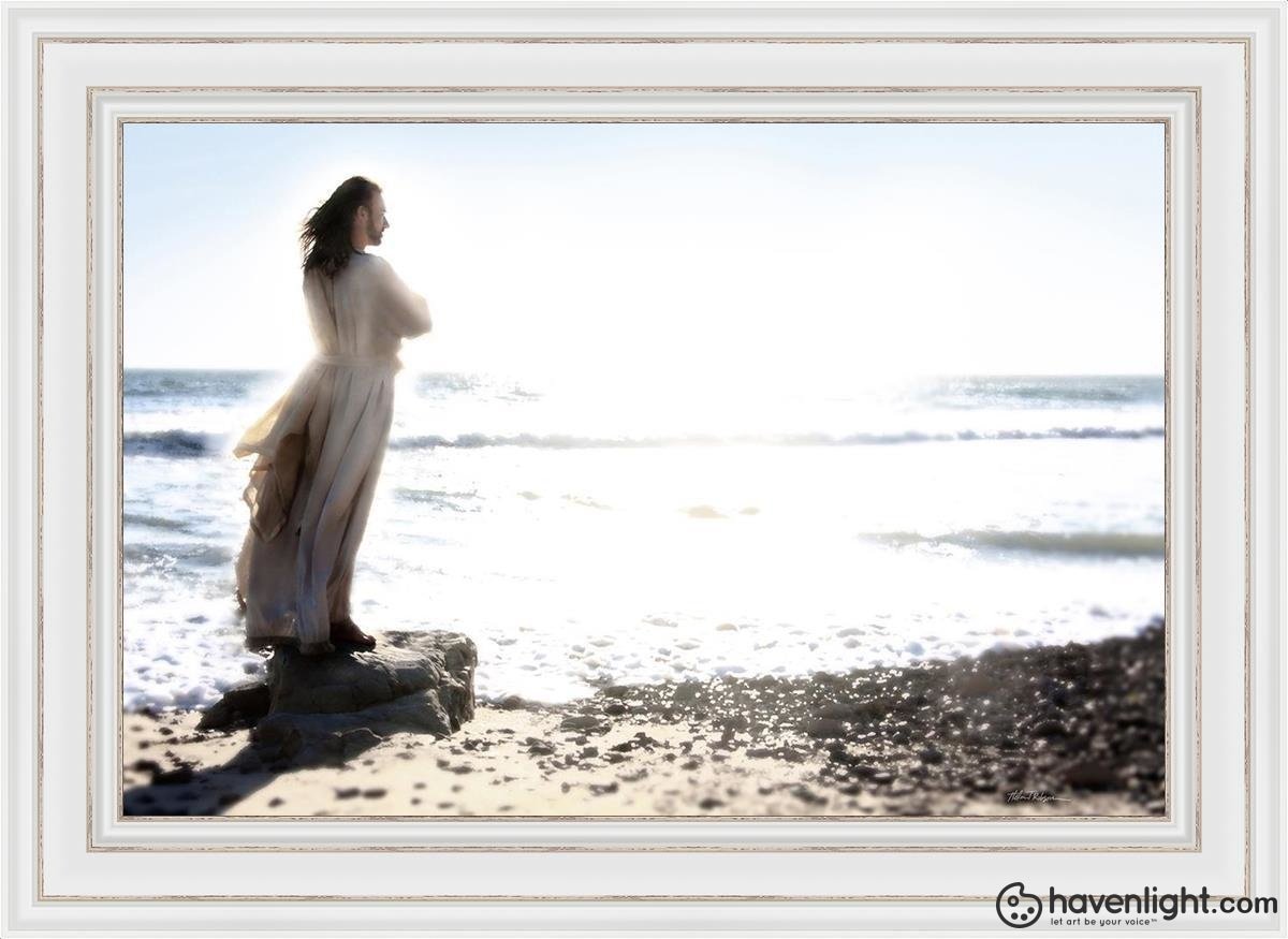 Lighthouse Open Edition Canvas / 36 X 24 Frame D 44 1/4 32 Art