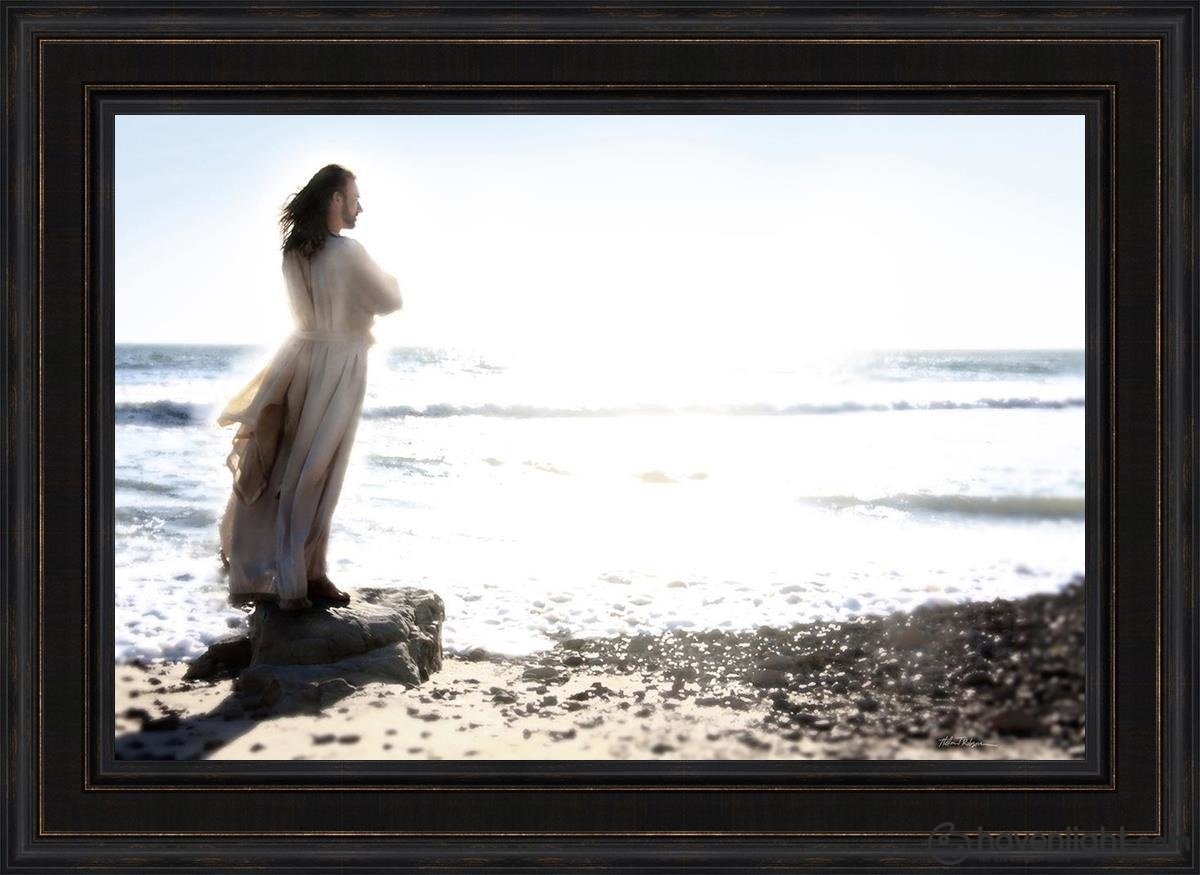 Lighthouse Open Edition Canvas / 36 X 24 Frame L 44 1/4 32 Art