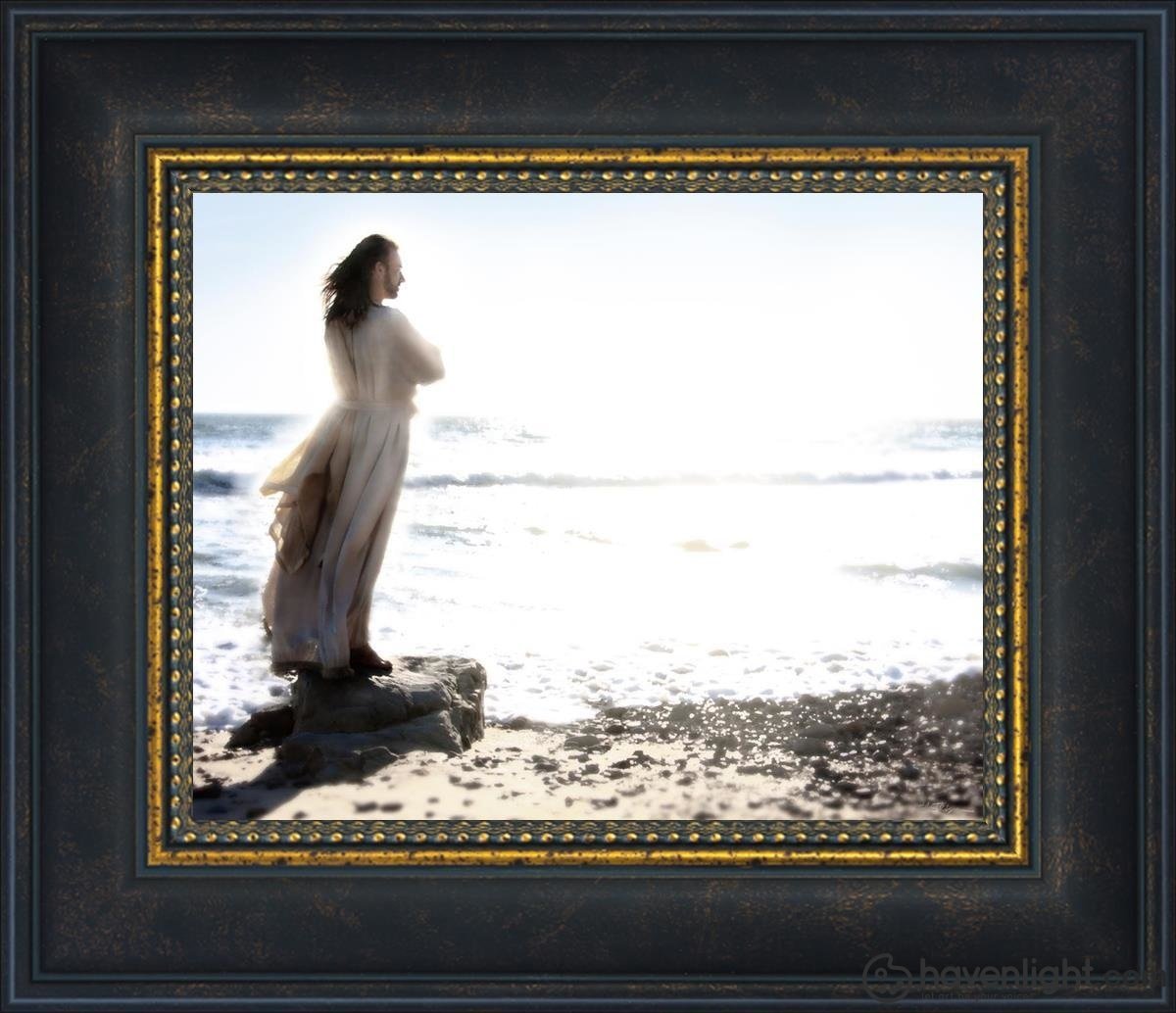 Lighthouse Open Edition Print / 10 X 8 Frame W 14 1/2 12 Art