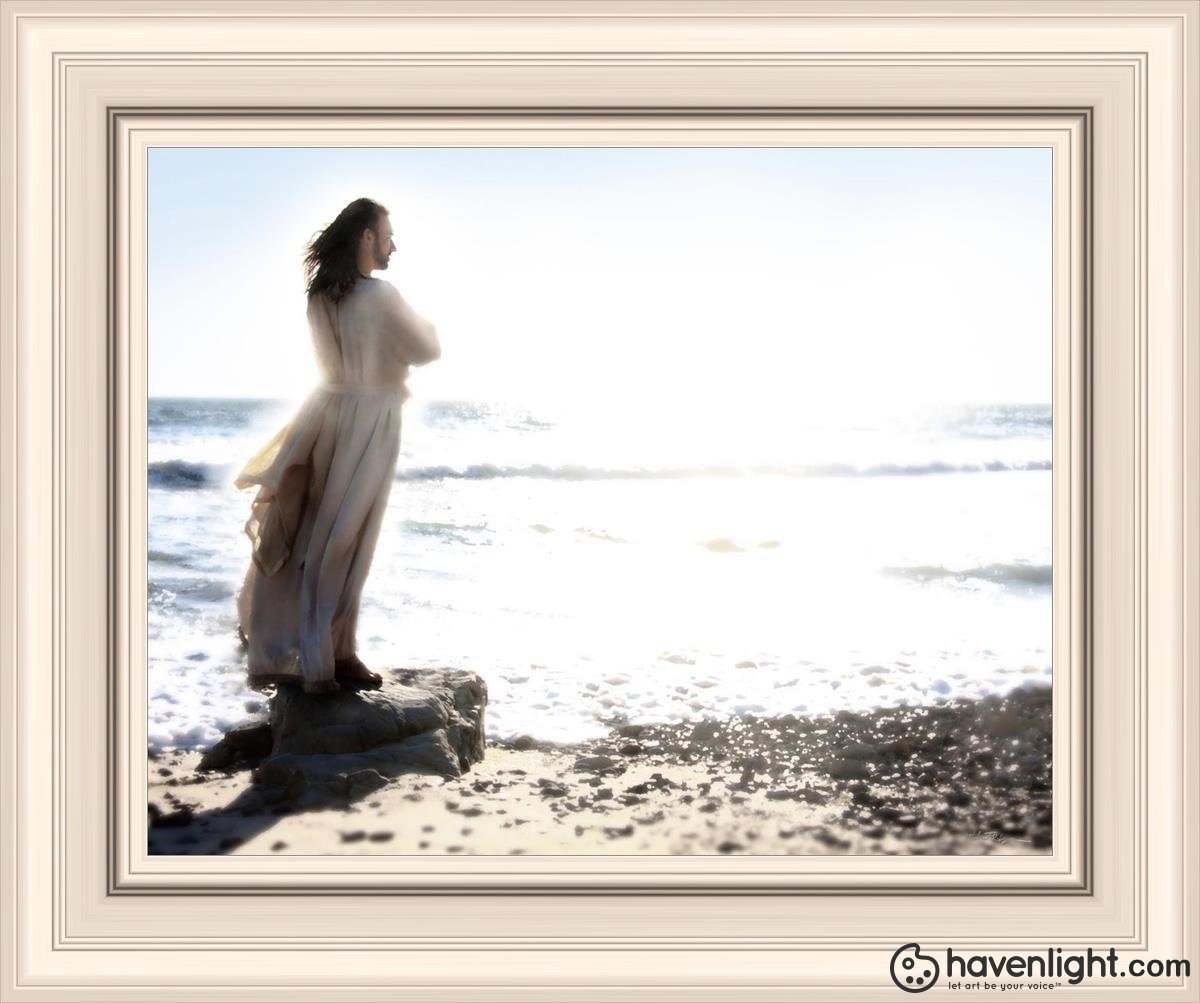 Lighthouse Open Edition Print / 14 X 11 Frame R 18 1/4 15 Art