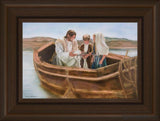 Little Fishers Of Men Open Edition Canvas / 18 X 12 Frame E 3/4 24 Art