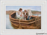 Little Fishers Of Men Open Edition Canvas / 24 X 16 Frame C 23 3/4 31 Art