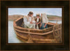 Little Fishers Of Men Open Edition Canvas / 24 X 16 Frame D 23 31 Art