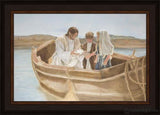 Little Fishers Of Men Open Edition Canvas / 24 X 16 Frame N 20 3/4 28 Art