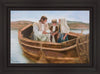Little Fishers Of Men Open Edition Canvas / 30 X 20 Frame B 27 3/4 37 Art
