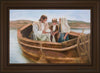Little Fishers Of Men Open Edition Canvas / 30 X 20 Frame E 26 3/4 36 Art