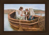 Little Fishers Of Men Open Edition Canvas / 36 X 24 Frame E 30 3/4 42 Art