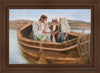 Little Fishers Of Men Open Edition Canvas / 36 X 24 Frame F 31 3/4 43 Art