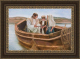 Little Fishers Of Men Open Edition Canvas / 36 X 24 Frame M 33 3/4 45 Art