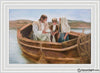 Little Fishers Of Men Open Edition Canvas / 36 X 24 Frame V 31 3/4 43 Art