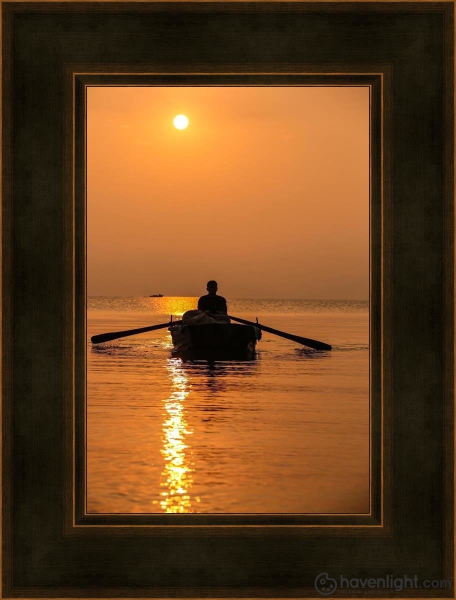 Plate 7 - Fishers Of Men Series 2 Open Edition Canvas / 12 X 18 Frame A 25 19 Art