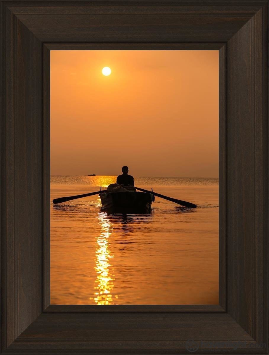 Plate 7 - Fishers Of Men Series 2 Open Edition Canvas / 12 X 18 Frame B 24 3/4 Art