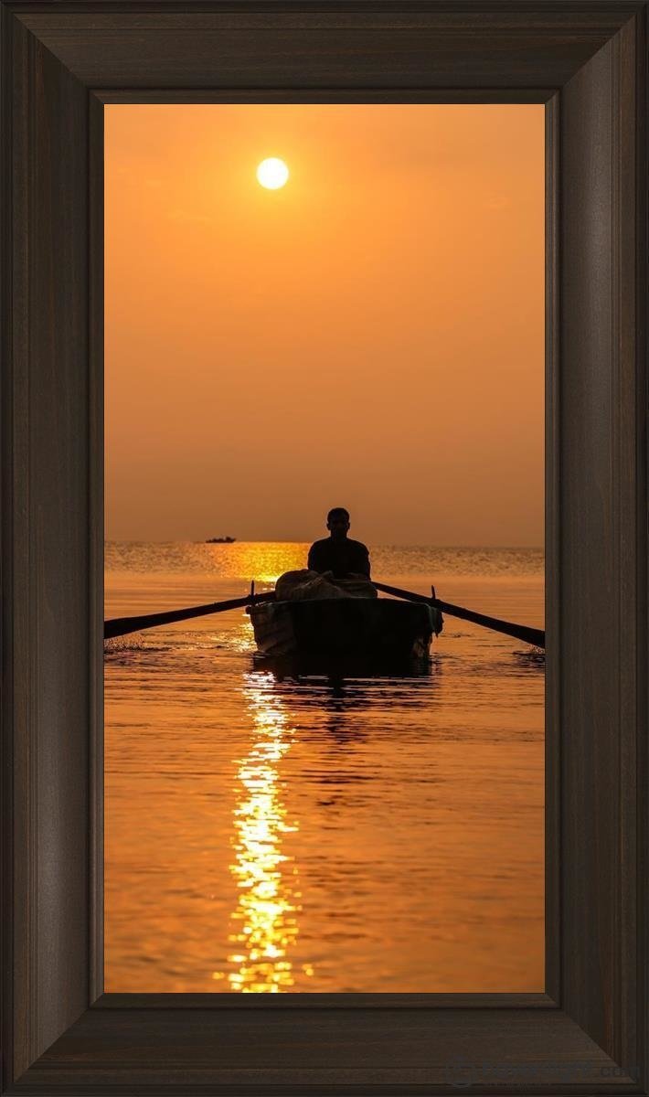 Plate 7 - Fishers Of Men Series 2 Open Edition Canvas / 15 X 30 Frame B 36 3/4 21 Art