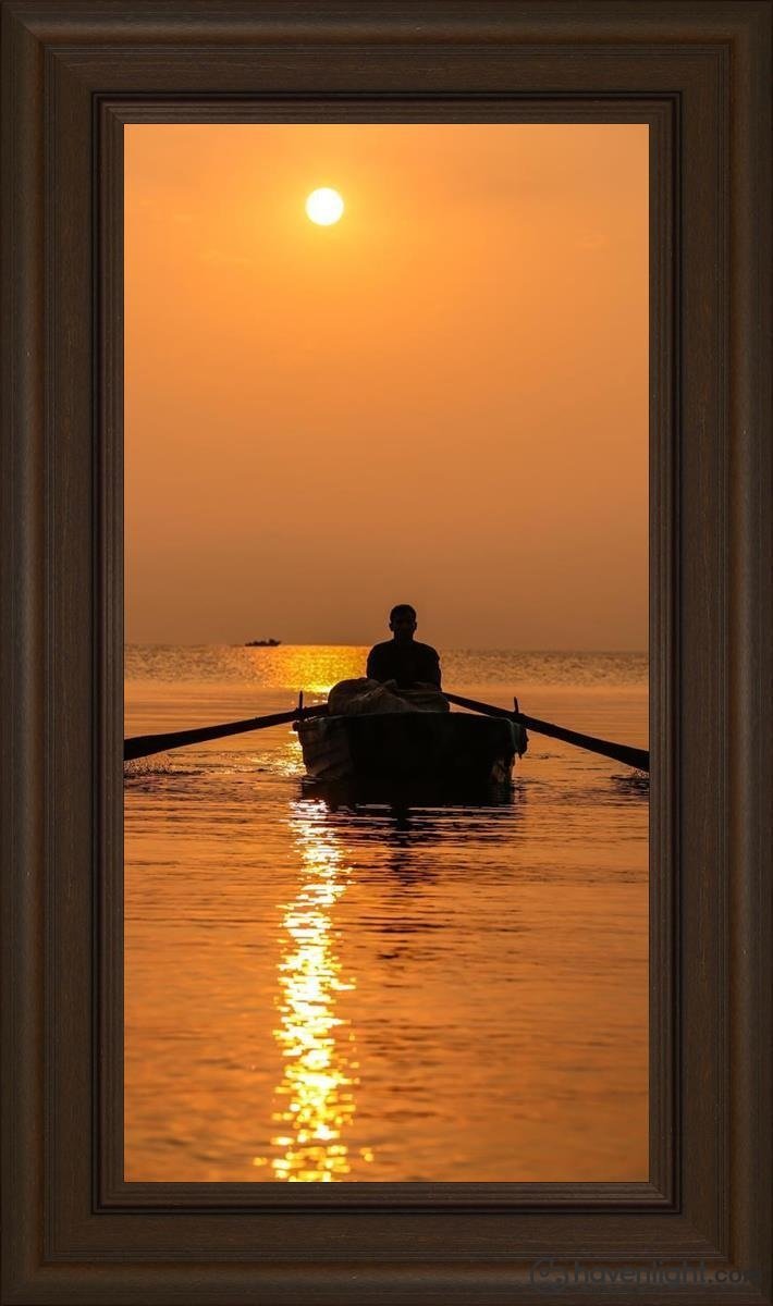 Plate 7 - Fishers Of Men Series 2 Open Edition Canvas / 15 X 30 Frame E 36 3/4 21 Art