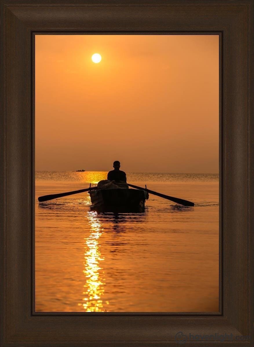 Plate 7 - Fishers Of Men Series 2 Open Edition Canvas / 16 X 24 Frame C 29 3/4 21 Art