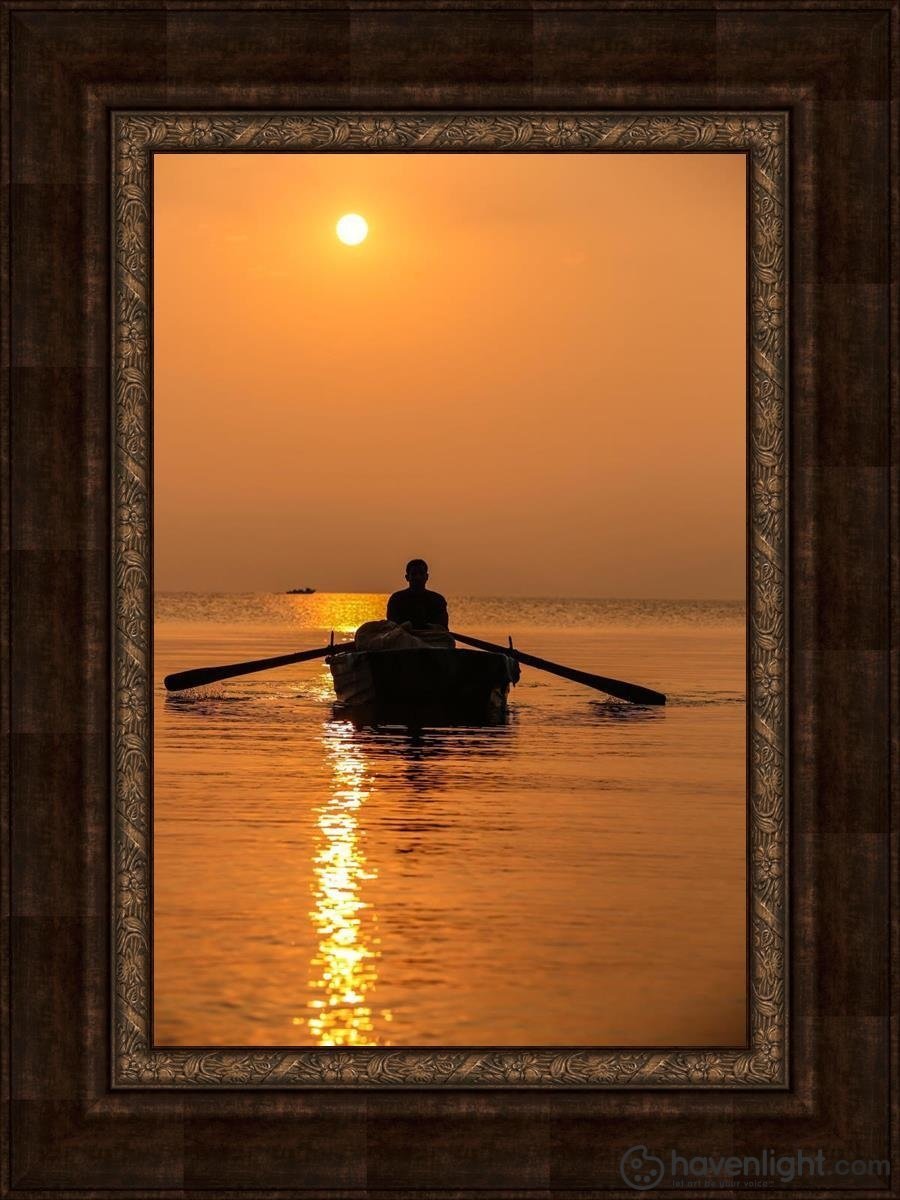 Plate 7 - Fishers Of Men Series 2 Open Edition Canvas / 20 X 30 Frame A 40 Art