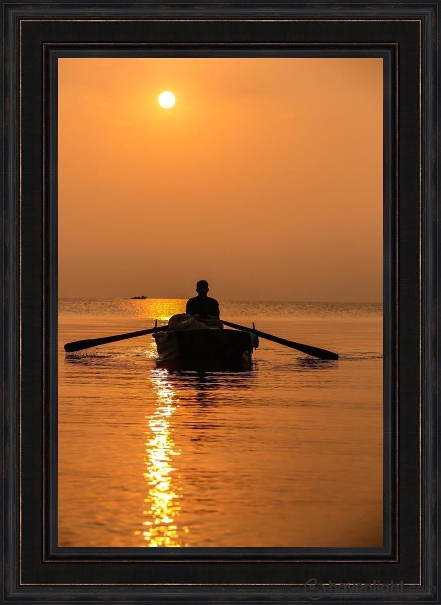 Plate 7 - Fishers Of Men Series 2 Open Edition Canvas / 24 X 36 Frame L 44 1/4 32 Art