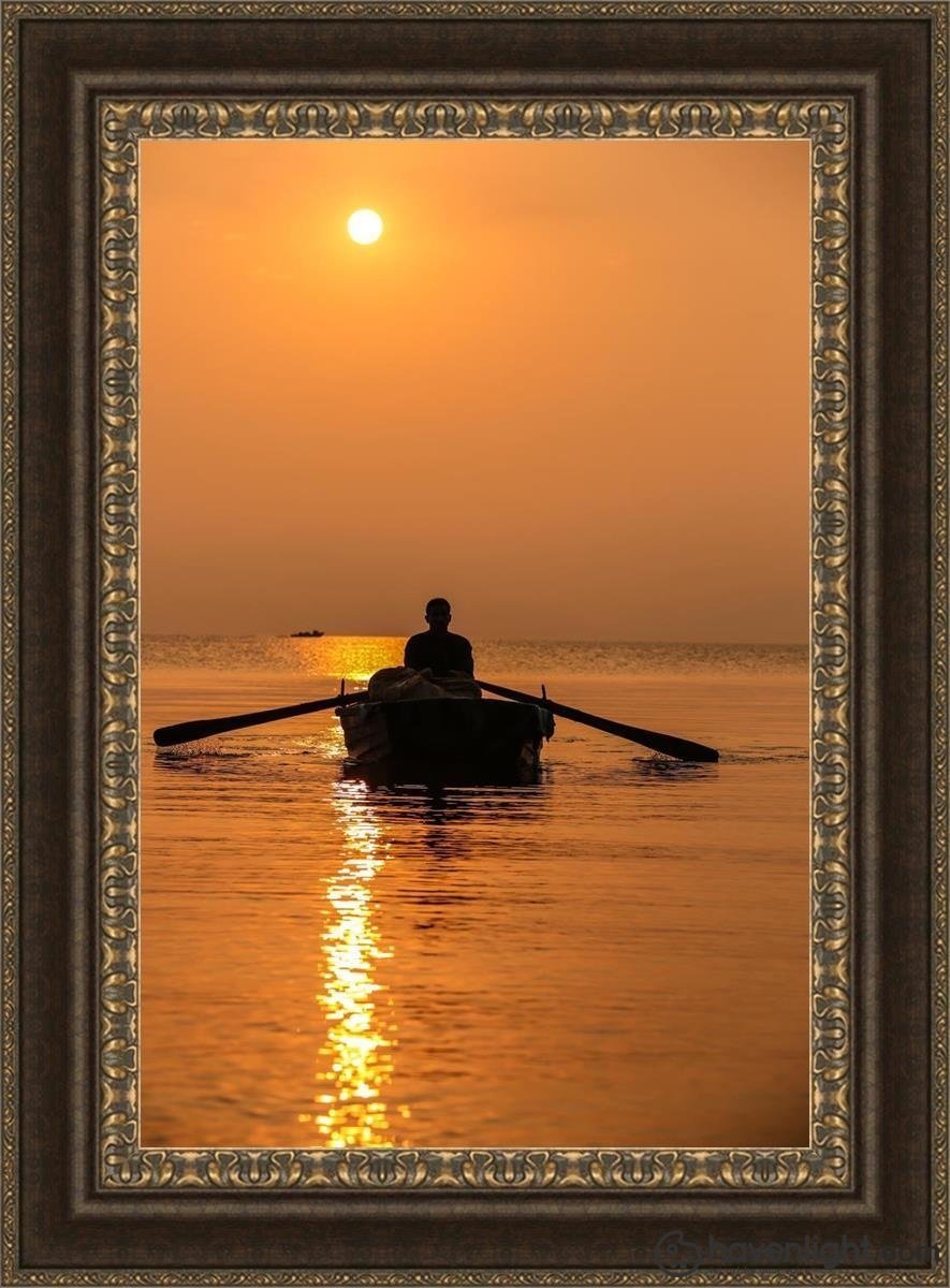 Plate 7 - Fishers Of Men Series 2 Open Edition Canvas / 24 X 36 Frame M 45 3/4 33 Art
