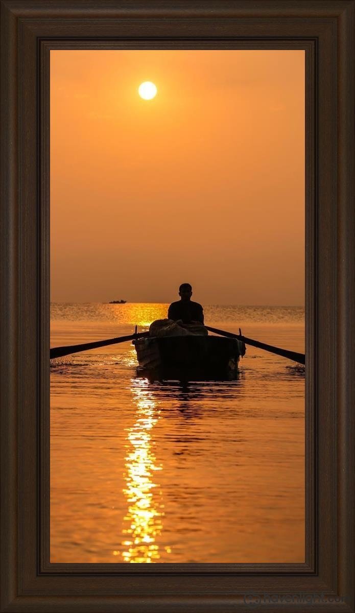Plate 7 - Fishers Of Men Series 2 Open Edition Canvas / 36 X 18 Frame E 24 3/4 42 Art