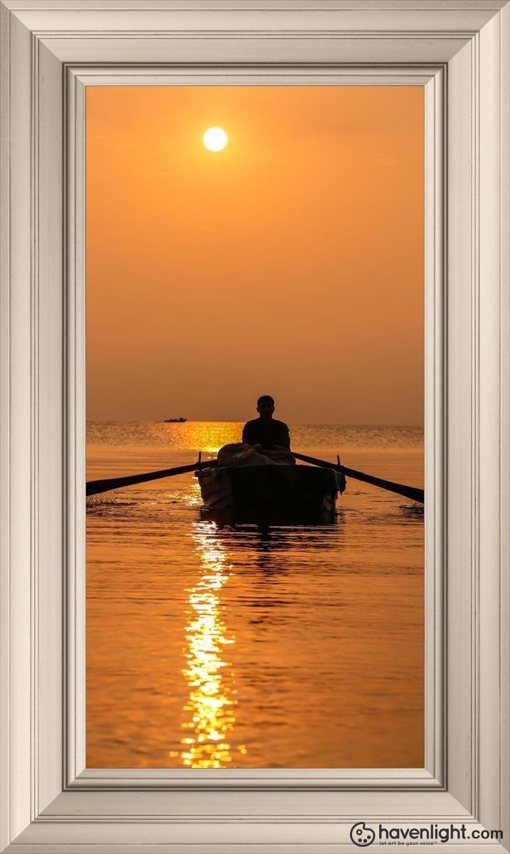 Plate 7 - Fishers Of Men Series 2 Open Edition Canvas / 36 X 18 Frame W 26 3/4 44 Art