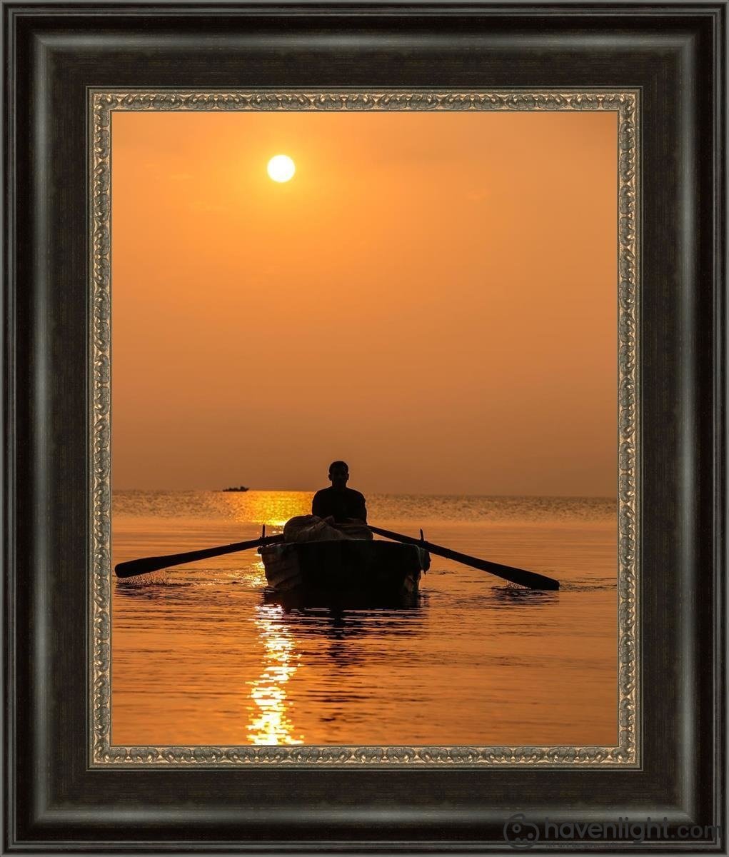 Plate 7 - Fishers Of Men Series 2 Open Edition Print / 16 X 20 Frame W 26 3/4 22 Art