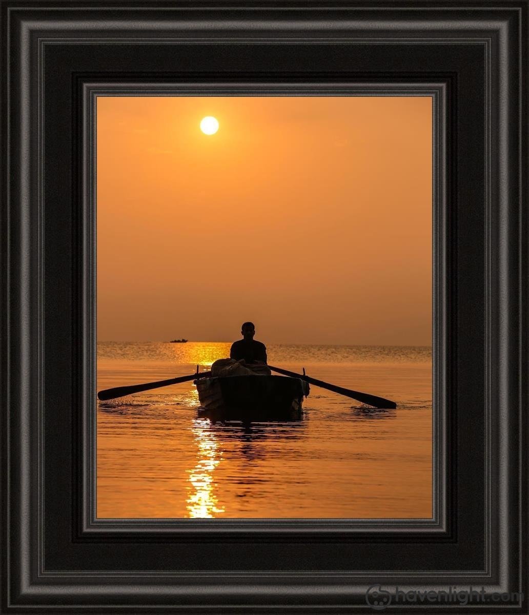 Plate 7 - Fishers Of Men Series 2 Open Edition Print / 8 X 10 Frame C 14 1/4 12 Art