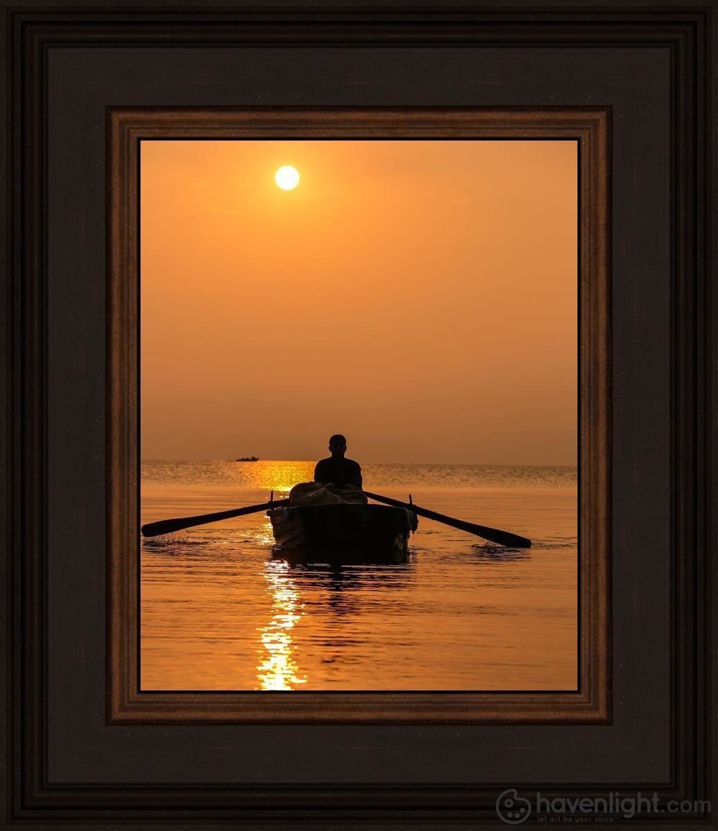 Plate 7 - Fishers Of Men Series 2 Open Edition Print / 8 X 10 Frame N 14 3/4 12 Art