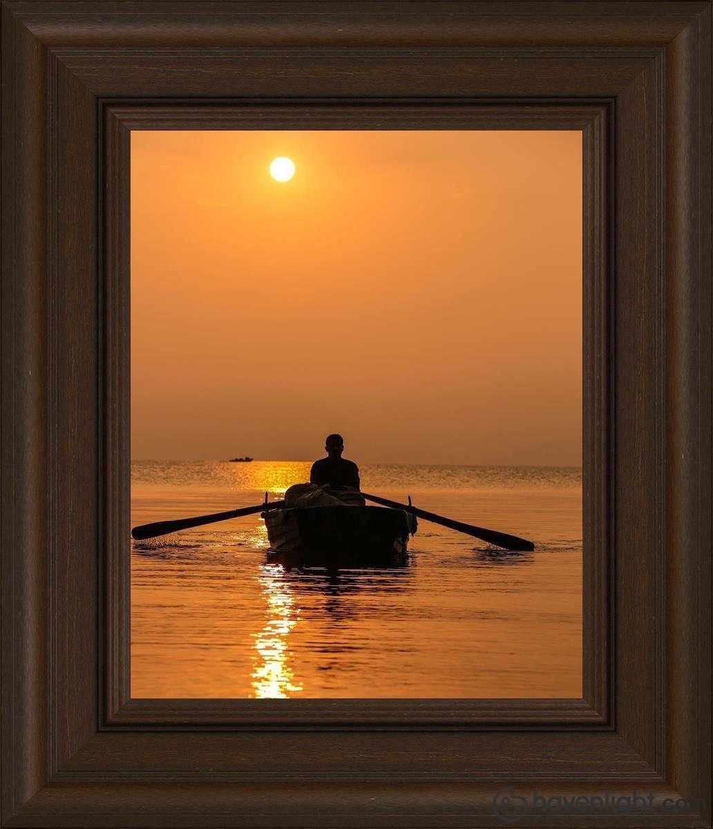 Plate 7 - Fishers Of Men Series 2 Open Edition Print / 8 X 10 Frame R 14 1/4 12 Art