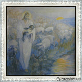 Rescue Of The Lost Lambs Open Edition Canvas / 36 X Frame A 42 3/4 Art