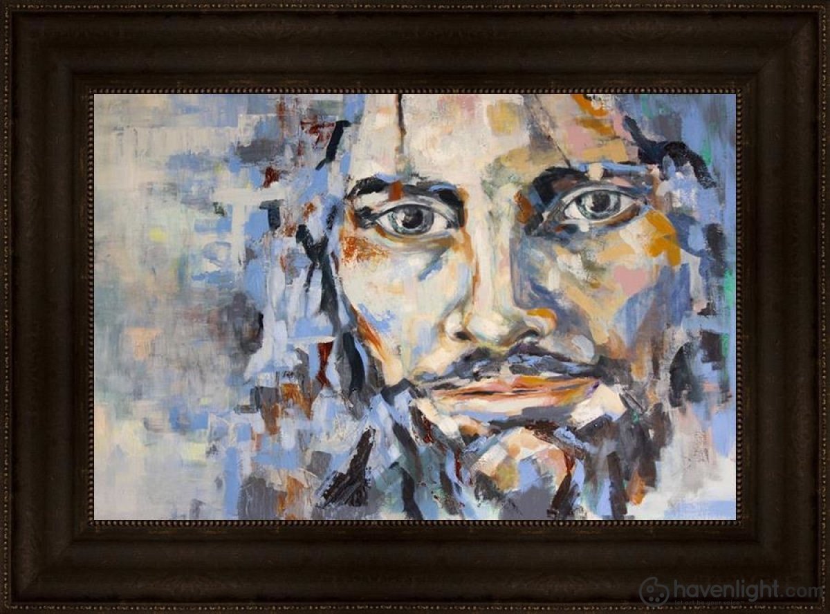 Tears In Heaven Open Edition Canvas / 24 X 16 Frame T 22 3/4 30 Art